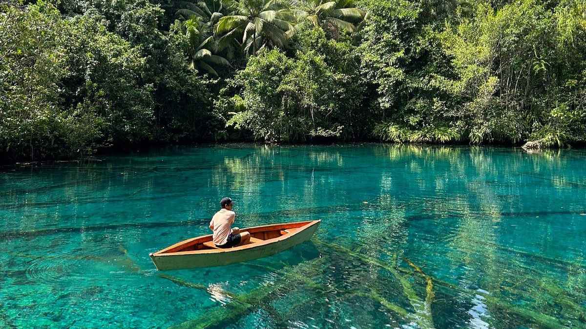 Eksplorasi Danau Alami dengan Perahu dan Suasana Damai