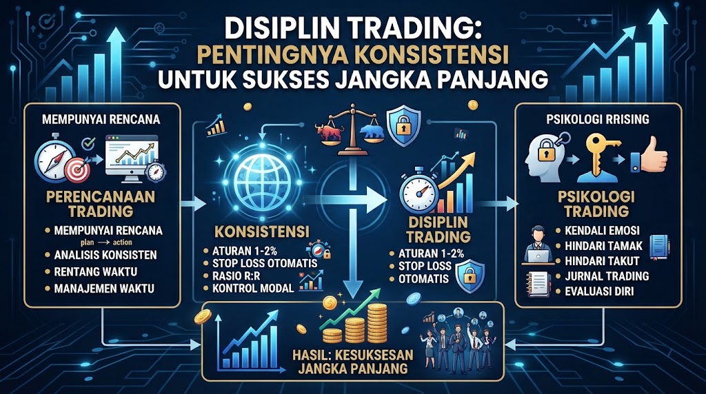 Disiplin Trading Pentingnya Konsistensi untuk Sukses Jangka Panjang